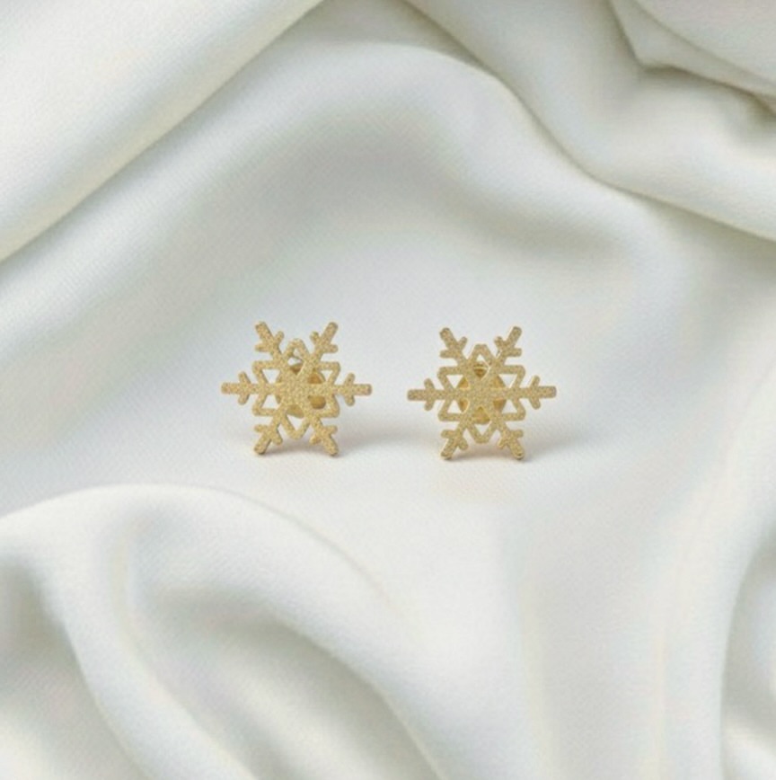 گوشواره‌های میخی دانه برف برند I Am